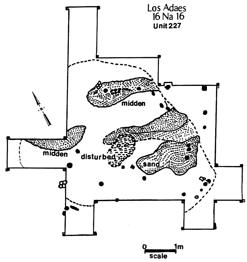 Plan of the jacal structure dubbed the “western house” 