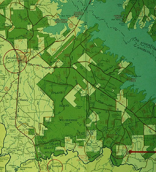 map of Aldridge Sawmill and Township site