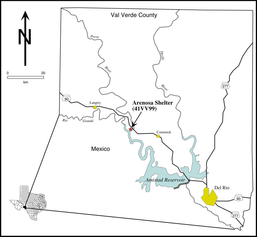 Map of Arenosa