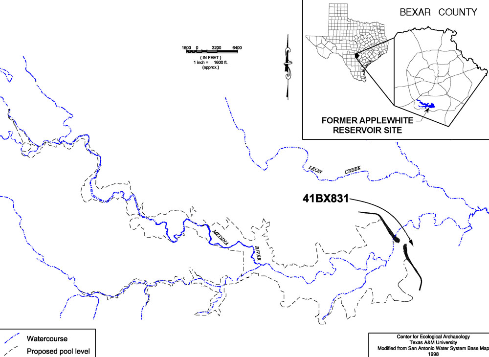 map of the richard beene site