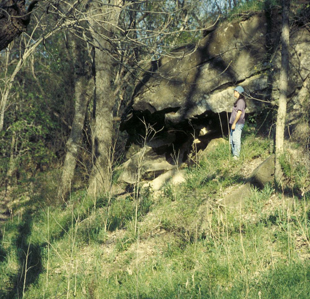 photo of sandstone outcrop