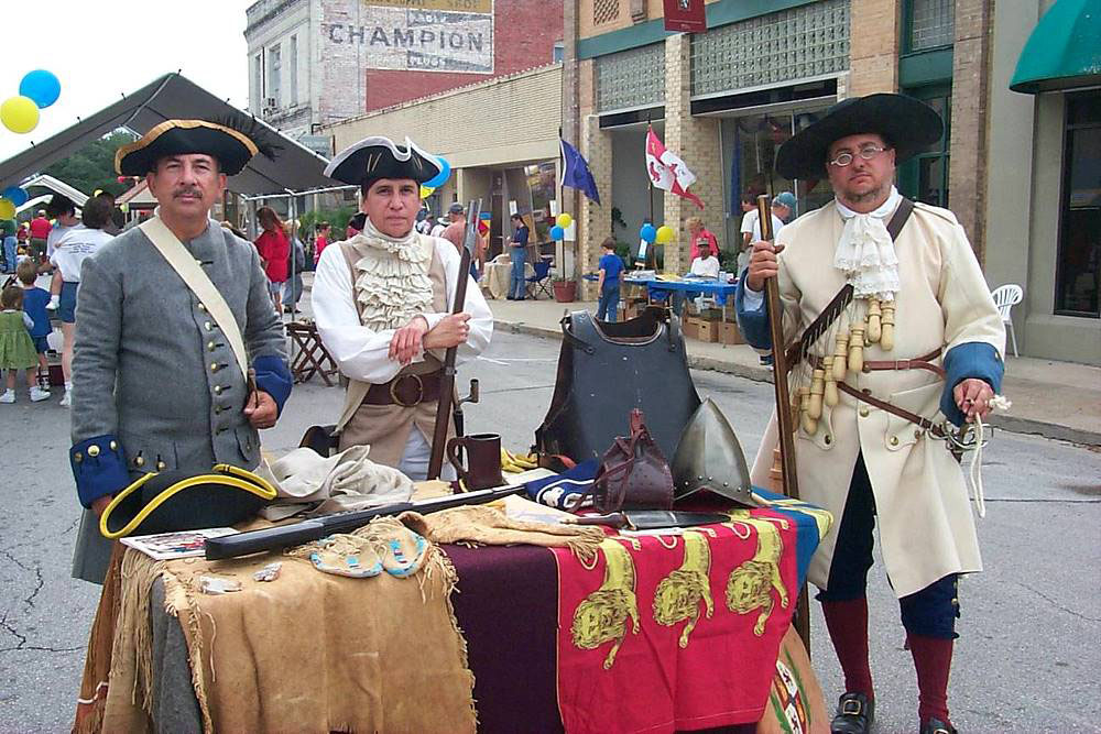 photo of a volunteers of a museum participating in the La Salle Odyssey Trail