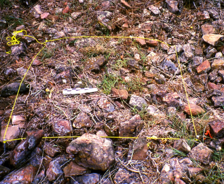 photo of fire-cracked stone