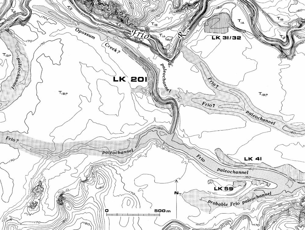 photo of the choke dam trench