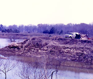 Looking south at site 41CH53