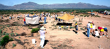 Early morning and TAS members disperse to their units at Firecracker Pueblo.