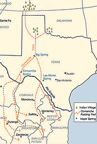 Comanche trails map