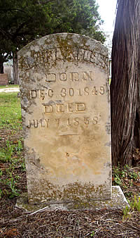 child's grave