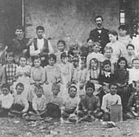 school class at Ft. McKavett