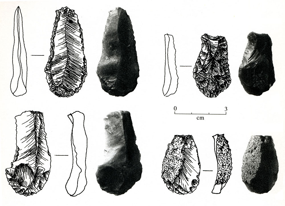 Image of Snub-nosed end scrapers.