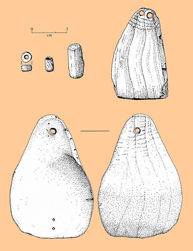 Image of Shell ornaments.