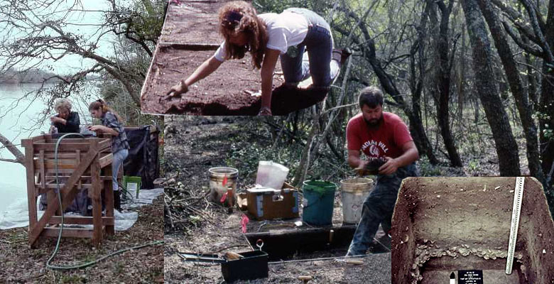 Photo of cultural sequence of the Upper Texas Coast.