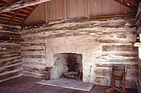 Interior of Haas house after restoration. Photo by Tom Hester.