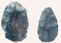 Shaped hematite tools