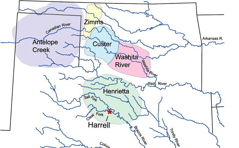 map of north Texas