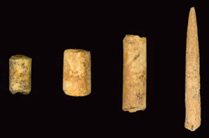 photo of bone beads