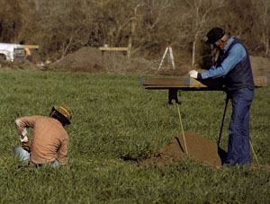 photo of noise pit excavation