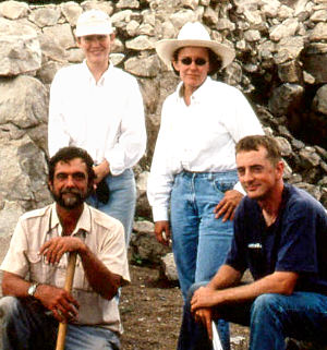 photo of TPWD survey crew at Hueco Tanks