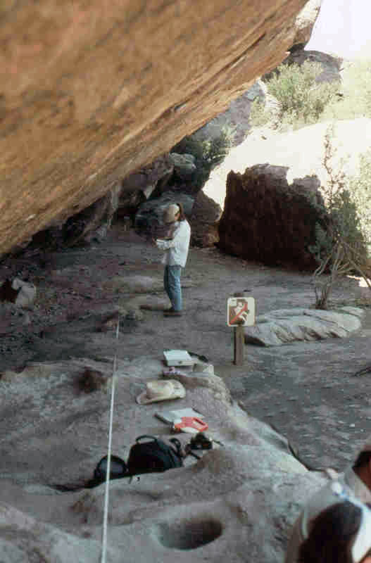 Painting of prehistoric peoples