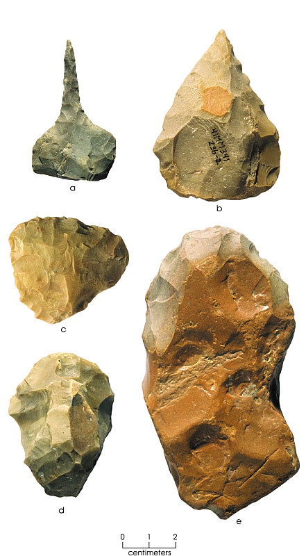 Photo of stone tools