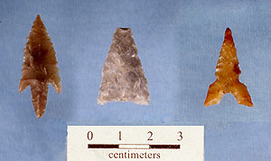 photo of La Junta phase arrow points