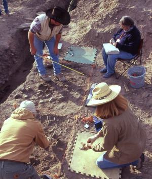 photo of excavations just underway at the Millington site