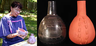 jeri redcorn and her pottery