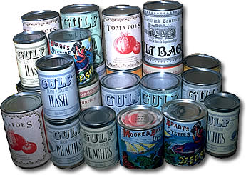 photo of canned food