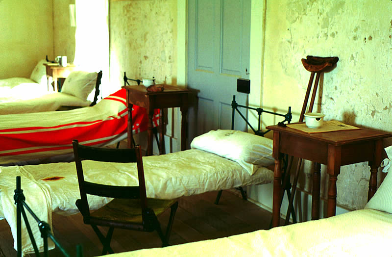 photo of recreated hospital