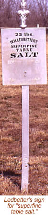 photo of sign on a post