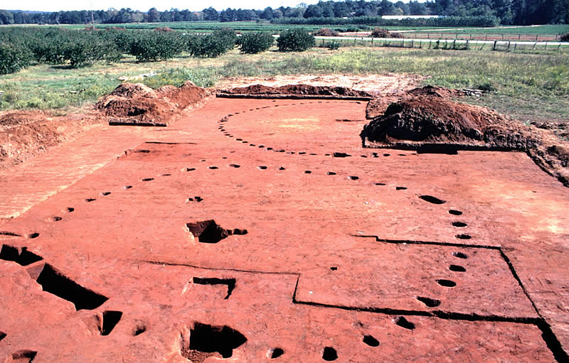 Caddoan Mounds excavation