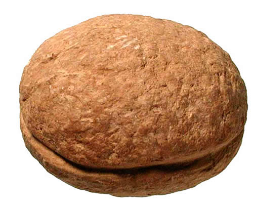 round stone with groove