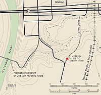 map of Bastrop