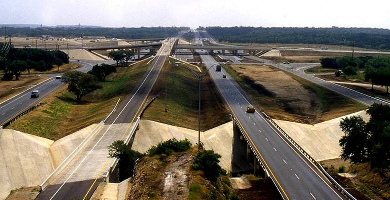 Photo of Loop 1604 today with IH 10 in background.