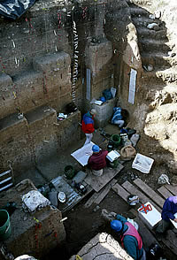 photo of excavations