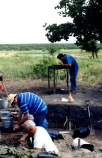 Photo of excavation in progress