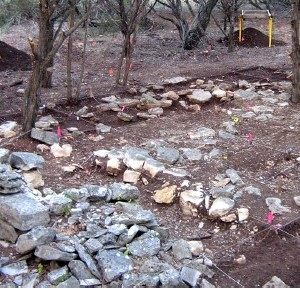 photo of the house area during data recovery phase