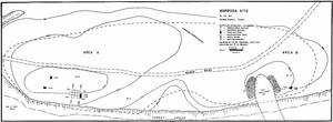 map of the Mariposa site