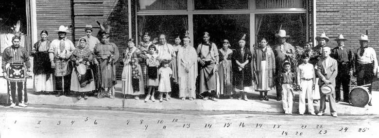 Delegation of Caddo Indians