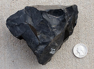 photo of Black hornfels from Big Bend National Park