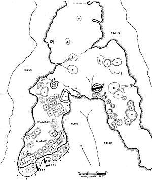 Reconstructed village layout of Loma Alta