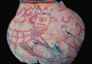 Photo of Socorro red-on-brown jar