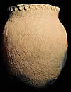 photo of replica of Buried City jar