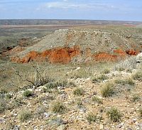 Photo of massive stone outcrops