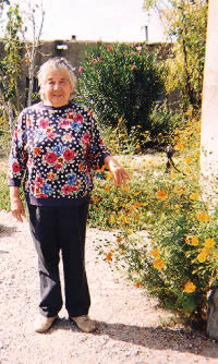 Photo of candelillera Antonia Avila